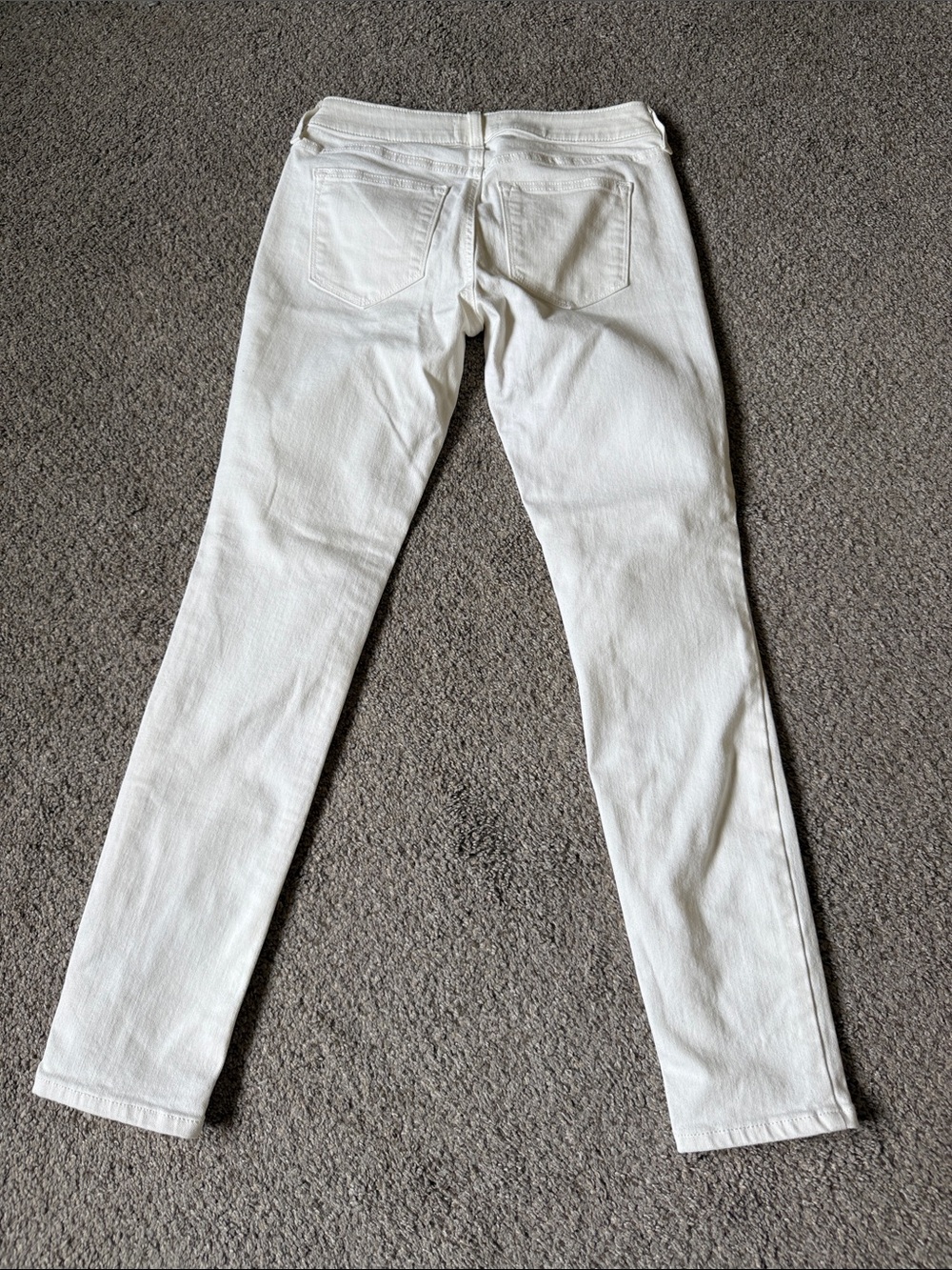 Womens White skinny Fit Jeans - Clean Modern Style